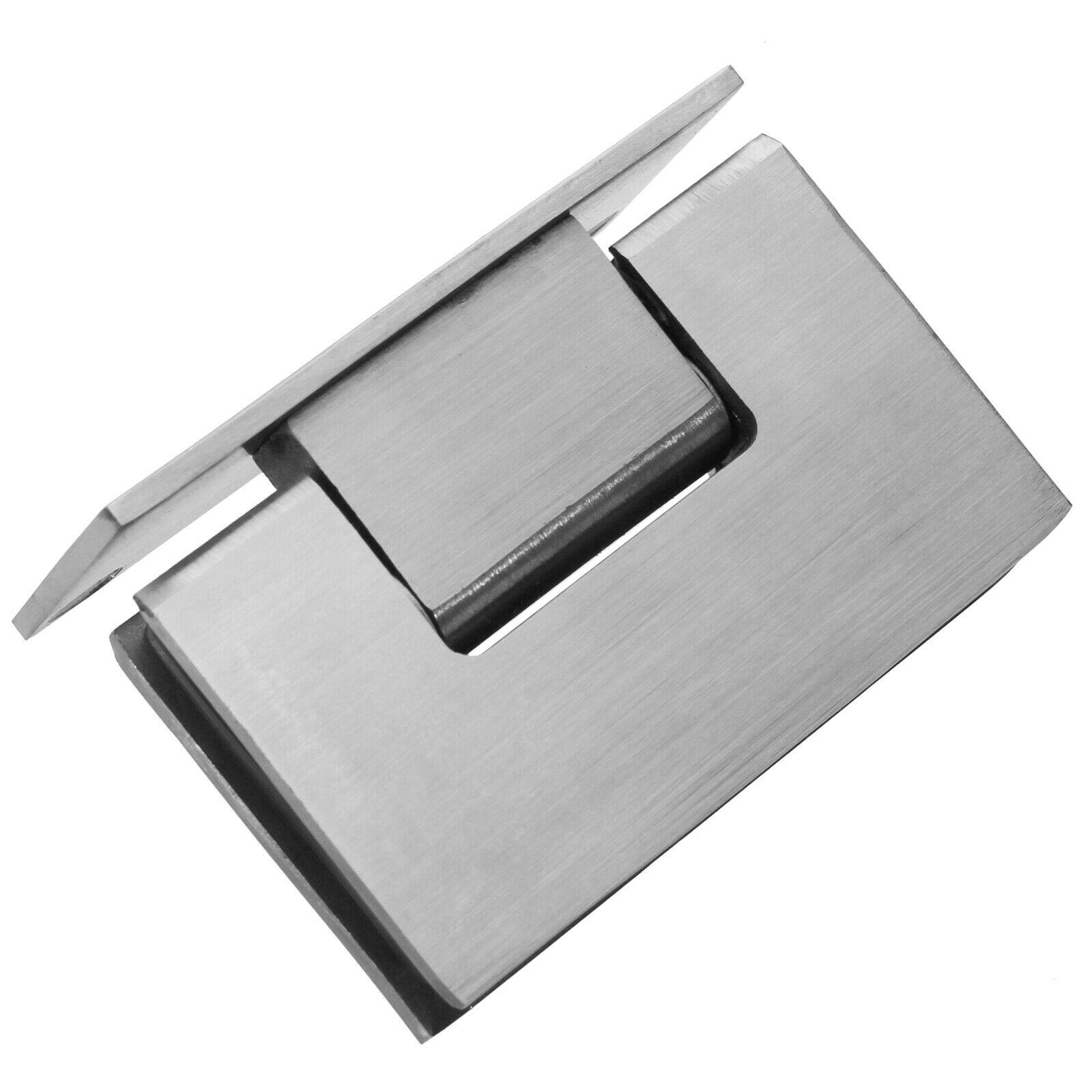 Edelstahl Glastür Scharnier 10mm Glas Türbeschlag Glastürbeschlag Dusche Bad Wand / Glas B