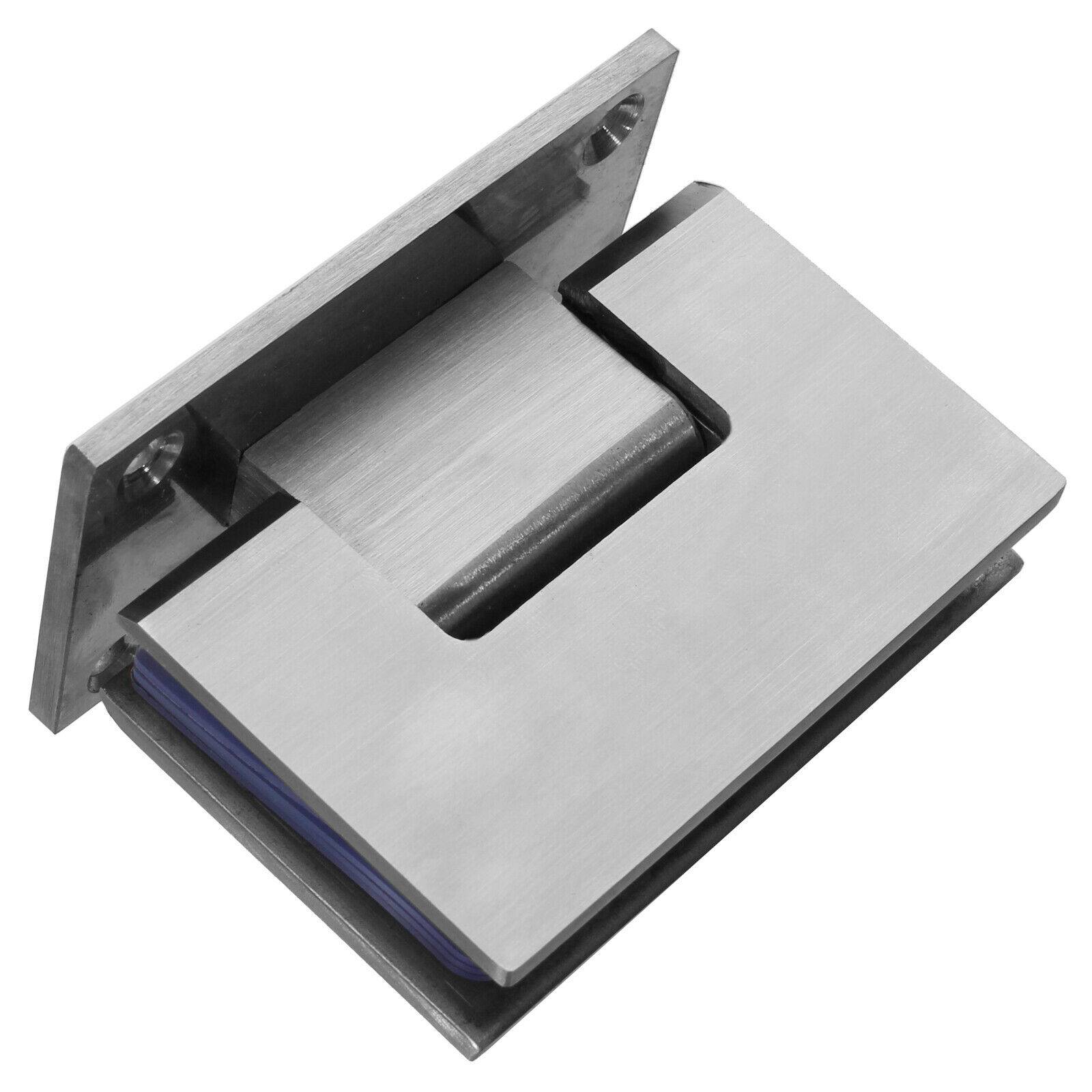 Edelstahl Glastür Scharnier 10mm Glas Türbeschlag Glastürbeschlag Dusche Bad Wand / Glas A