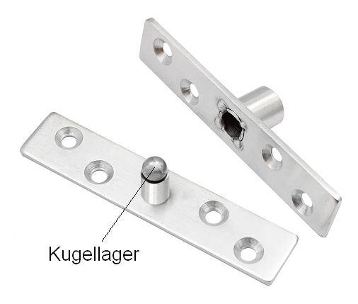 Drehteller Kreuzplatte Drehscharnier Drehkreuz Scharnier Schranktüre Drehtüre 74x18mm