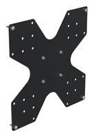 Ergonomic Solutions Hook & Rail VESA 100 auf 200/300/400 Adapter - schwarz