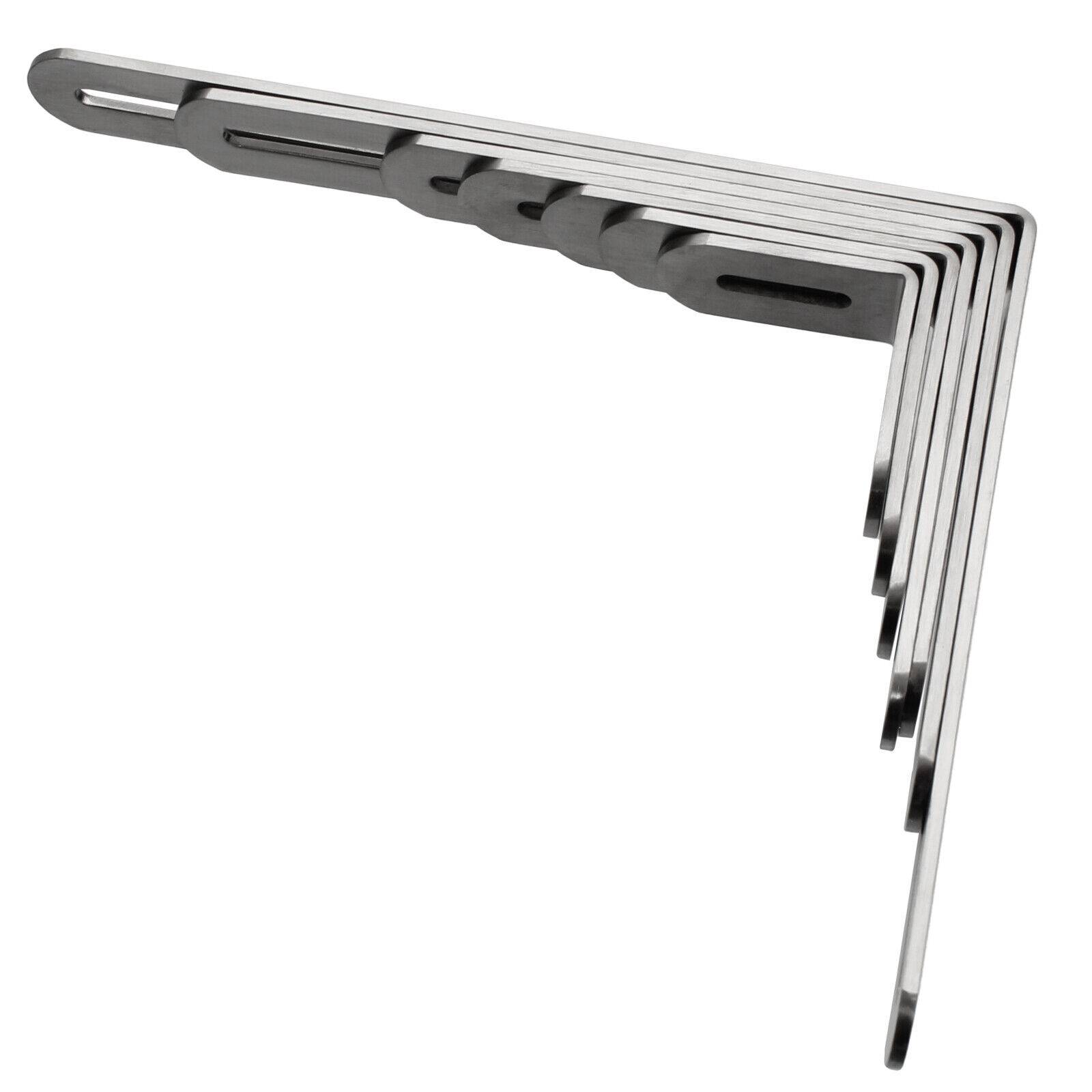 Edelstahl Winkelverbinder Langloch Winkel Langlochwinkel Verbinder Holzverbinder 50x50x24mm