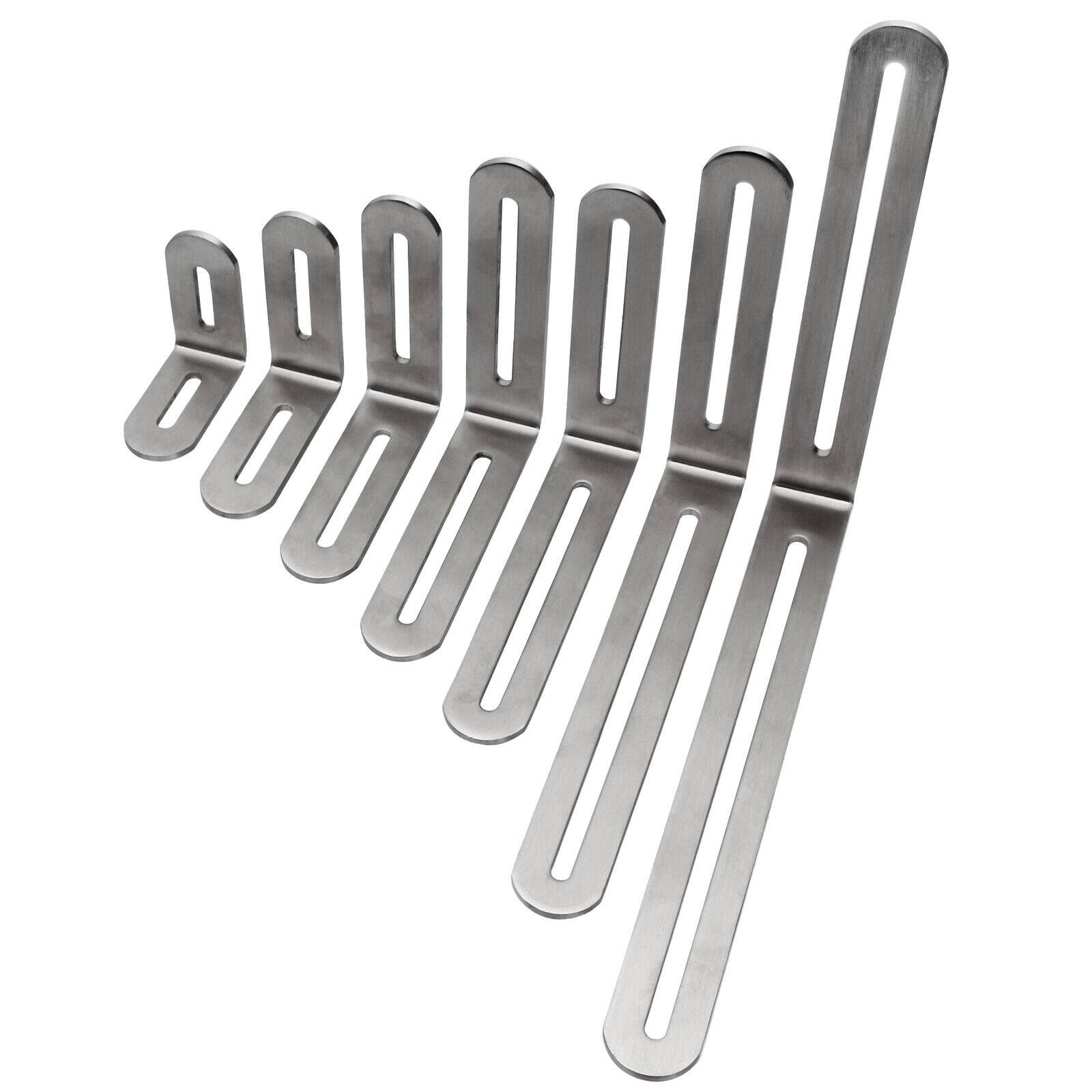 Edelstahl Winkelverbinder Langloch Winkel Langlochwinkel Verbinder Holzverbinder 50x50x24mm