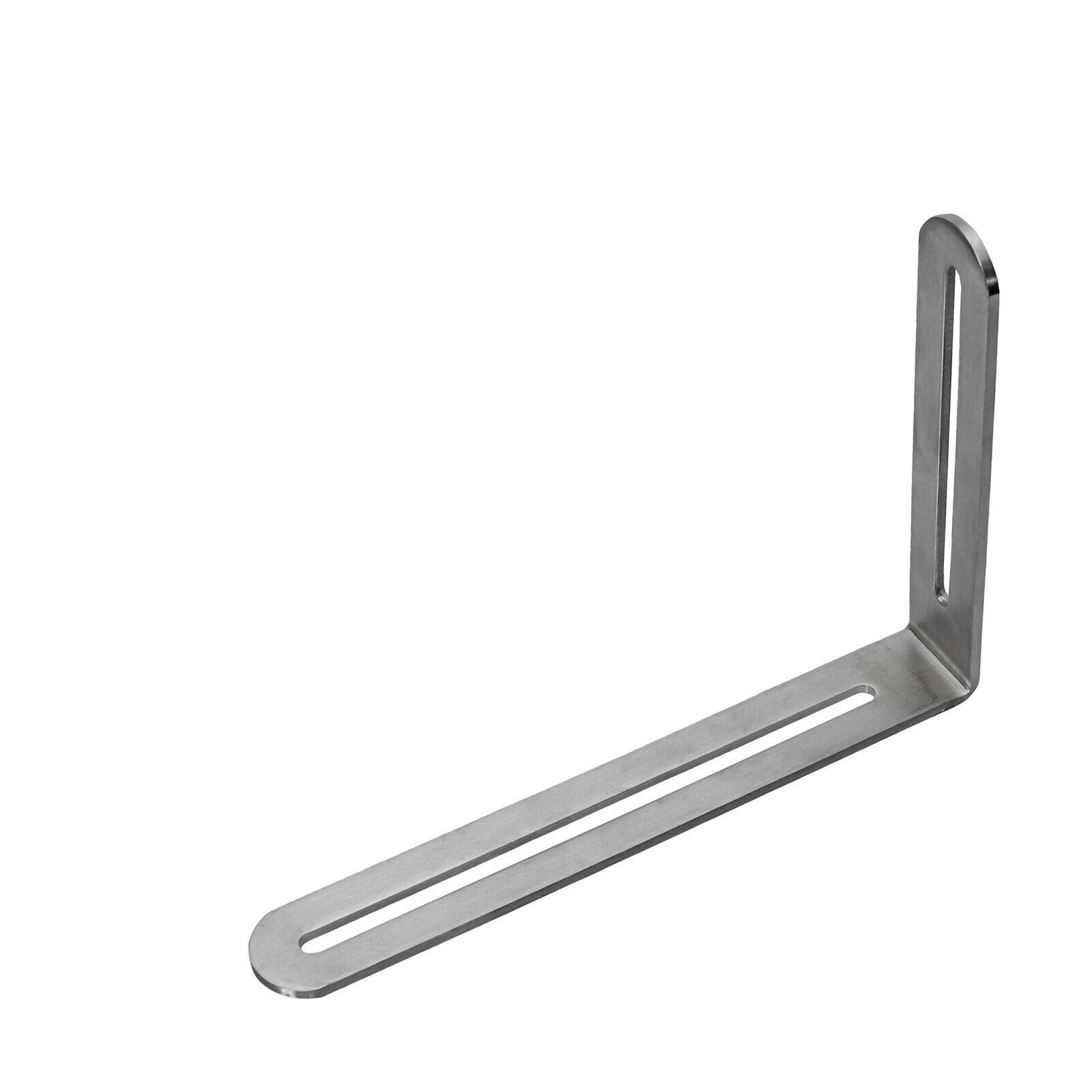 Edelstahl Winkelverbinder Langloch Winkel Langlochwinkel Verbinder Holzverbinder 120x165x24mm