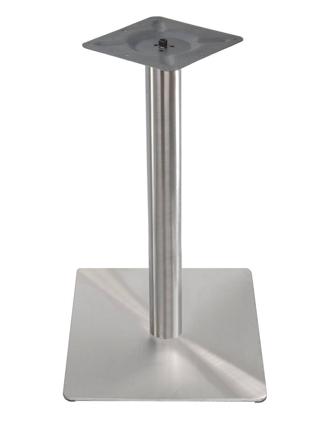 Edelstahl Tischgestell Untergestell Tischfuß Bistrotisch Bistro Gastro Tisch Quadratisch