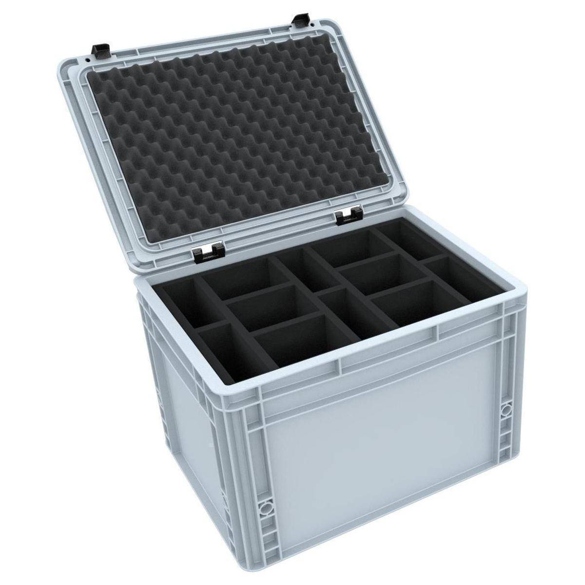 EB90SET - Eurobox mit PE-Schaumstoff für 6 Raspberry Pi 400 Kits