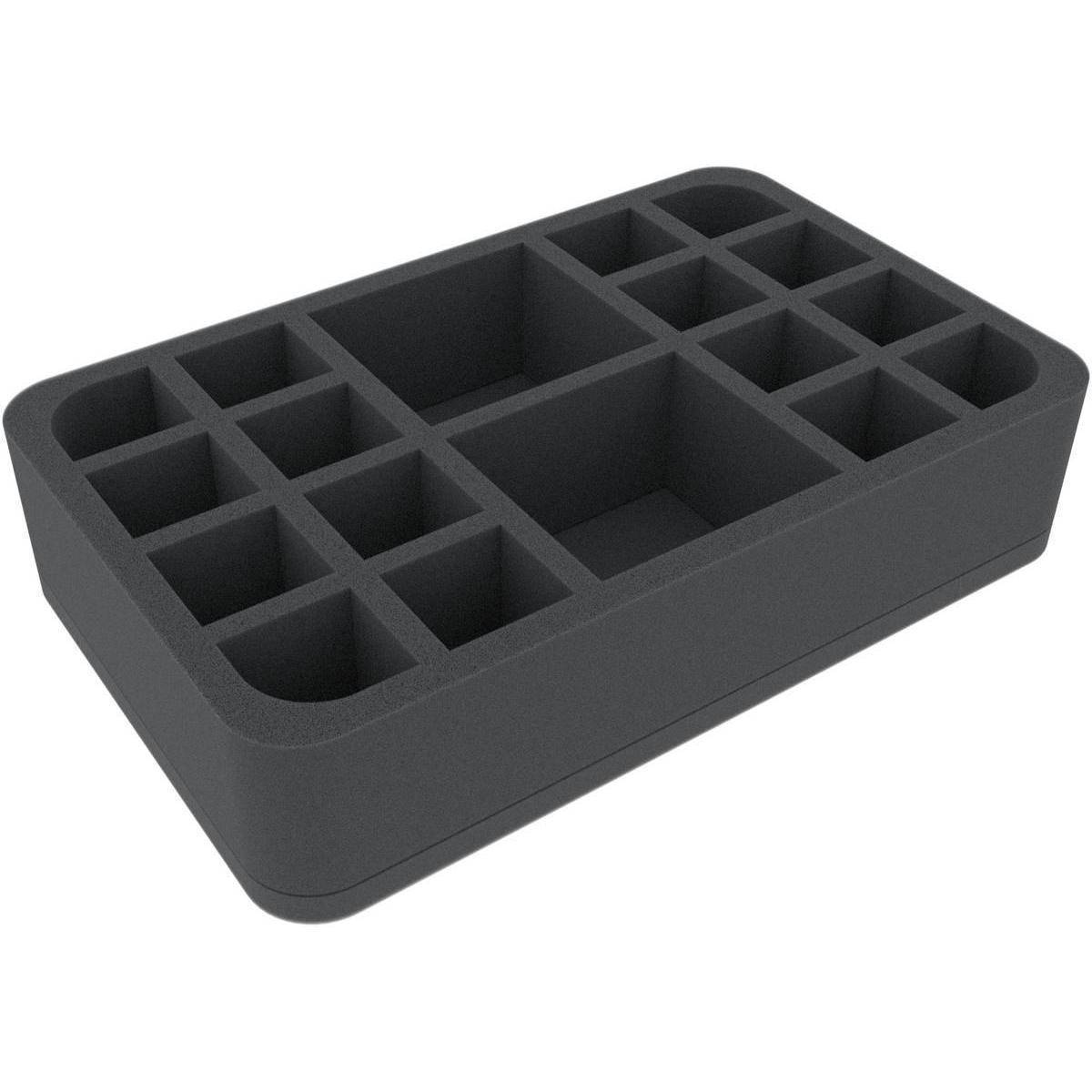 HSMEIL060BO - HSMEIL060BO 60 mm Half-Size Schaumstoffeinlage mit 18 Fächern