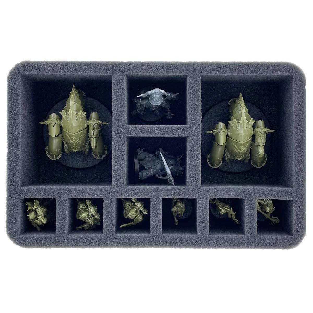 HS080A028 - HS080A028 Feldherr Schaumstoffeinlage für Death Guard - 10 Fächer