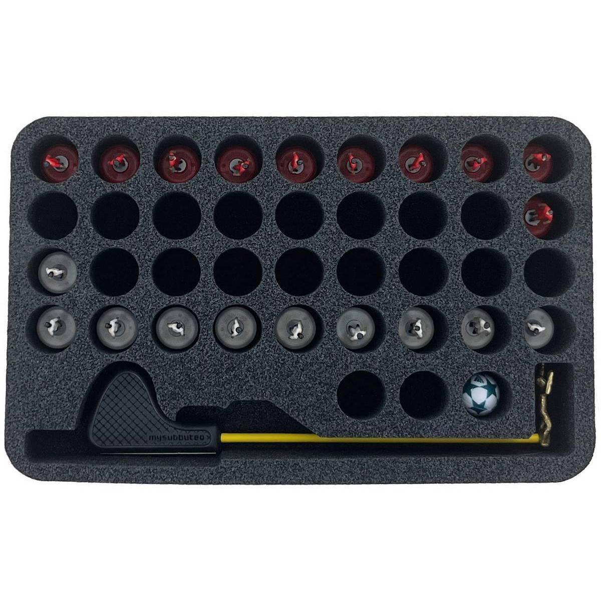HSMFKC040BO-PE - HSMFKC040BO-PE Feldherr Schaumstoffeinlage für Subbuteo - 40 Fächer