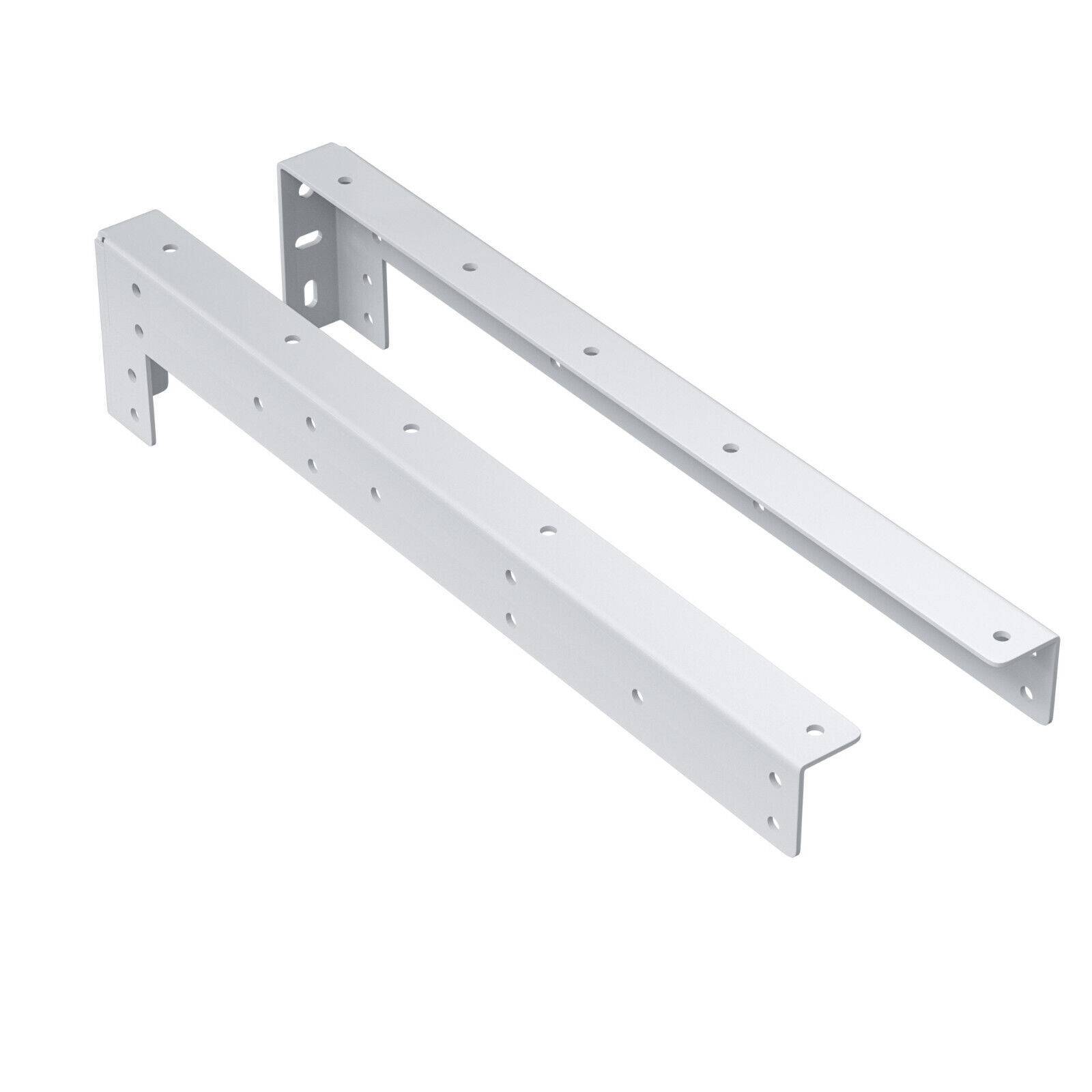 Regalhalterung Regalträger Regalhalter Regal Winkel Wand verdeckte Montage Weiß 430x100mm