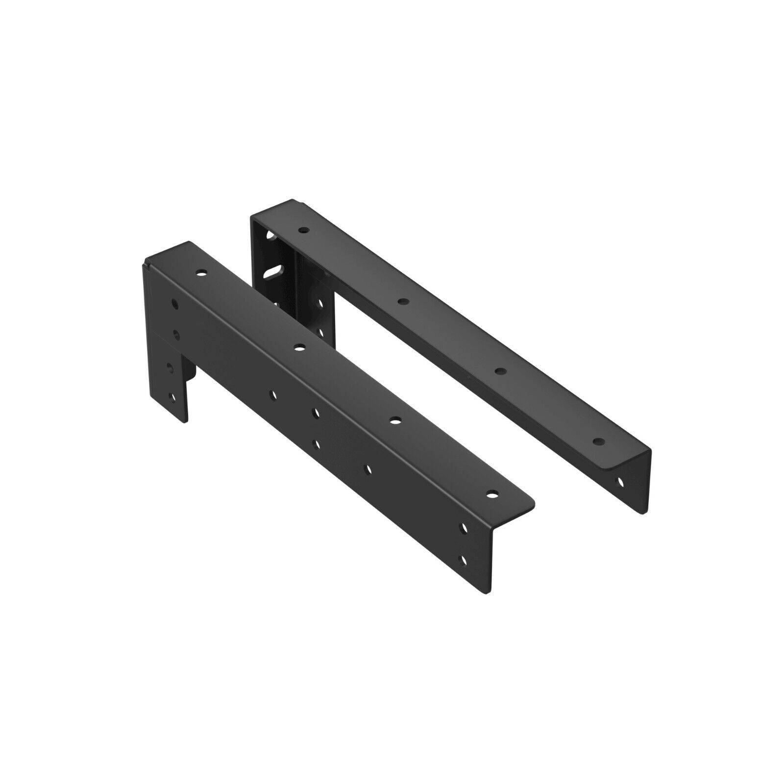 Regalhalterung Regalträger Regalhalter Regal Winkel Wand verdeckte Montage Schwarz 280x100mm