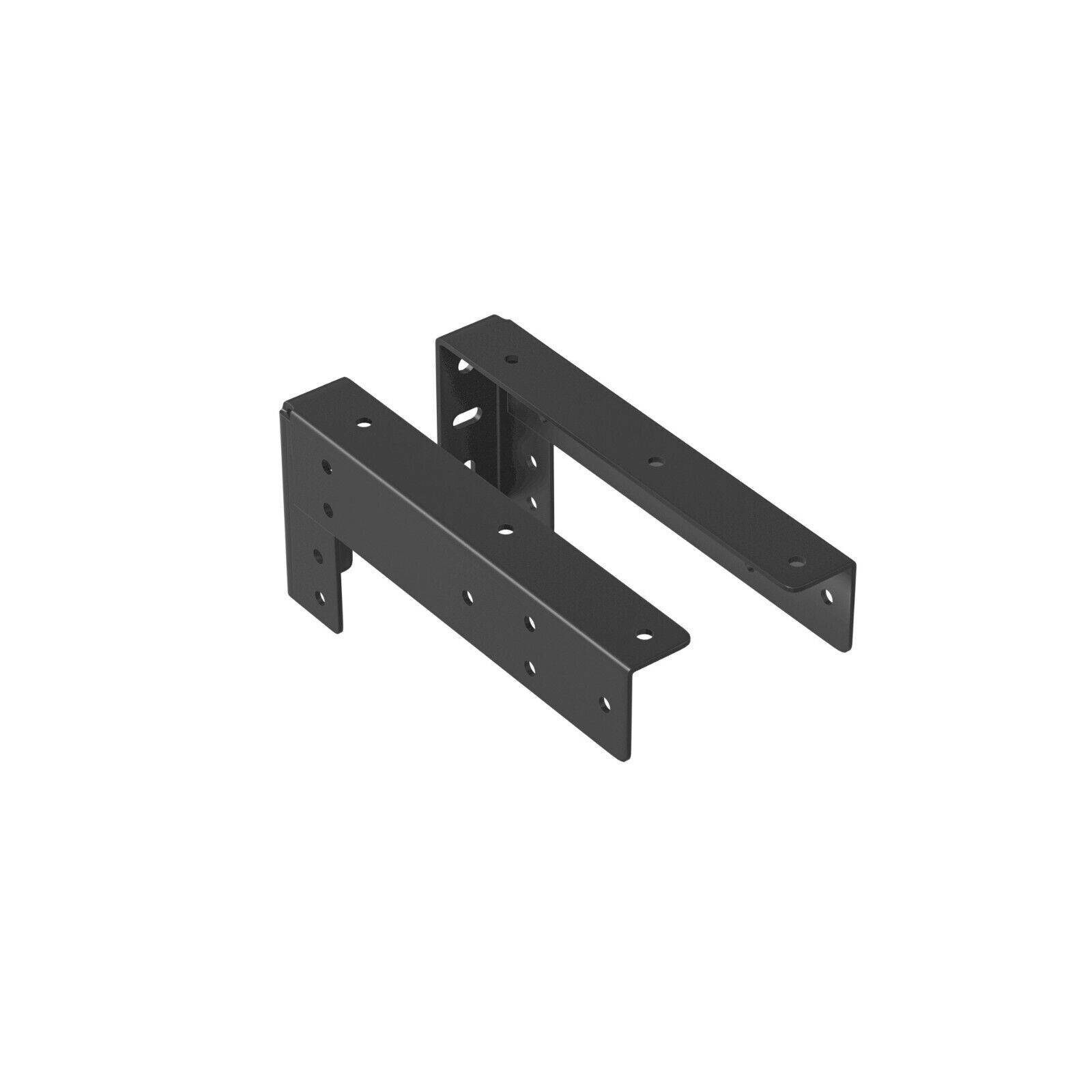 Regalhalterung Regalträger Regalhalter Regal Winkel Wand verdeckte Montage Schwarz 220x100mm