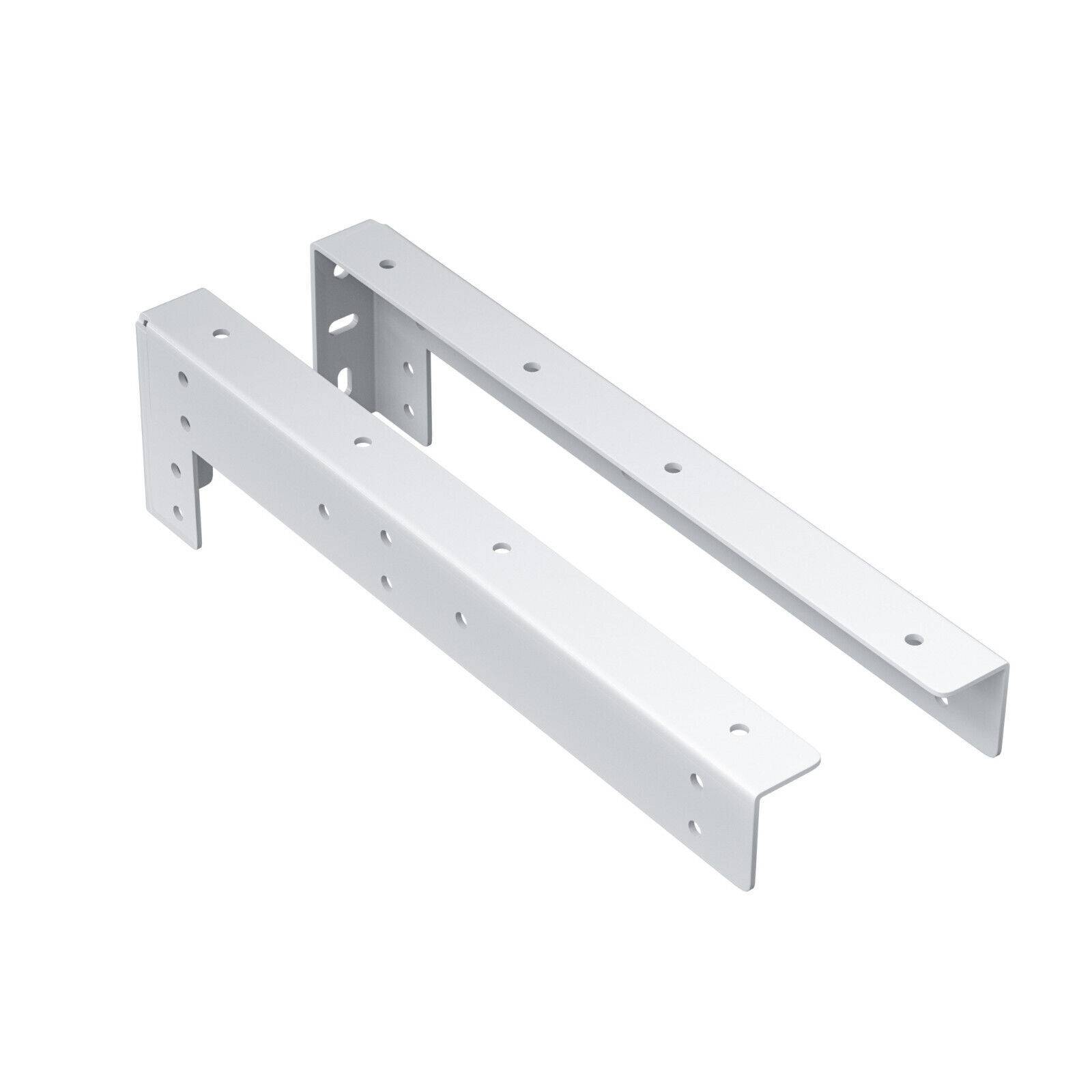 Regalhalterung Regalträger Regalhalter Regal Winkel Wand verdeckte Montage Weiß 310x100mm