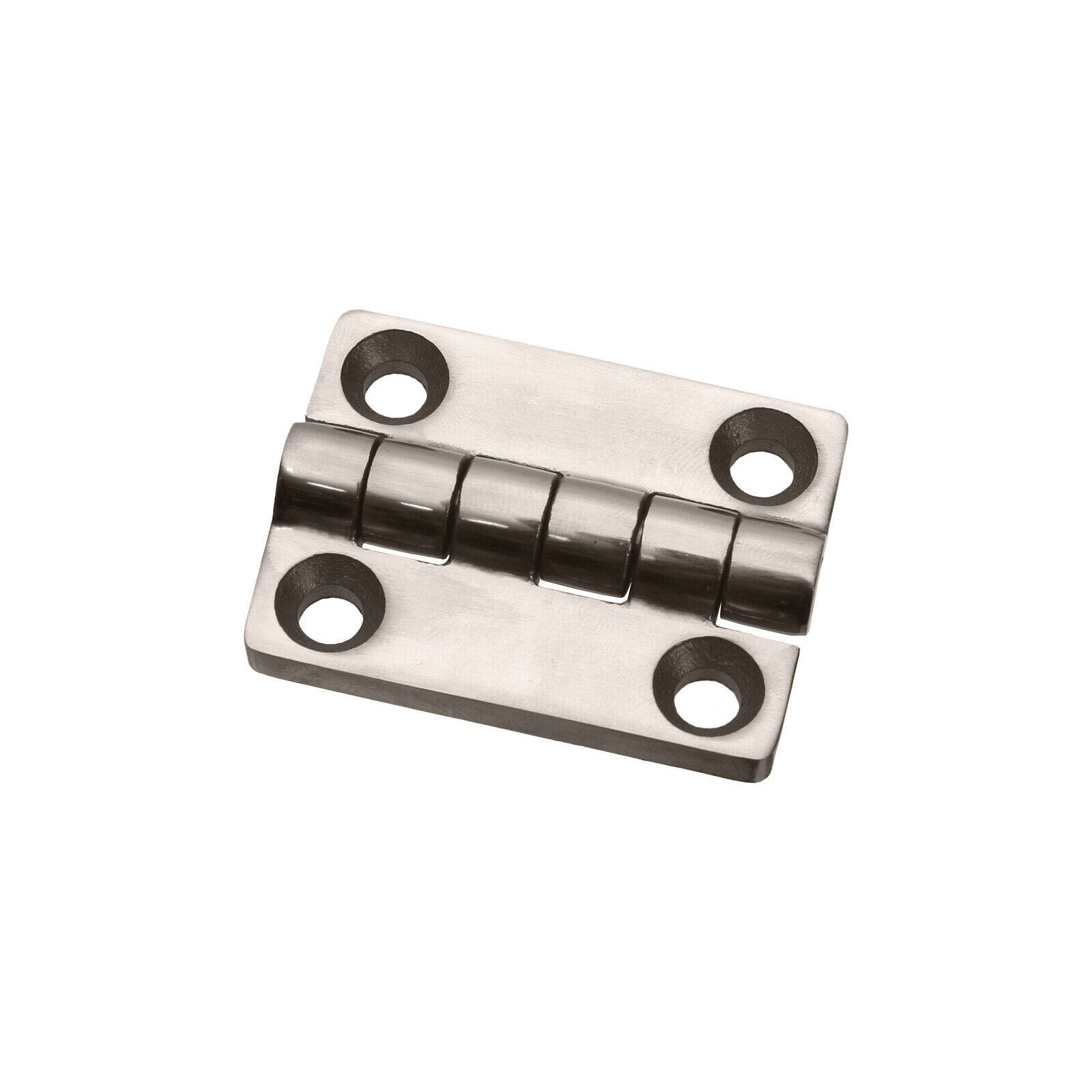 V2A Edelstahl Scharnier Metallscharnier rostfrei Türscharnier Möbelscharnier 40x55mm