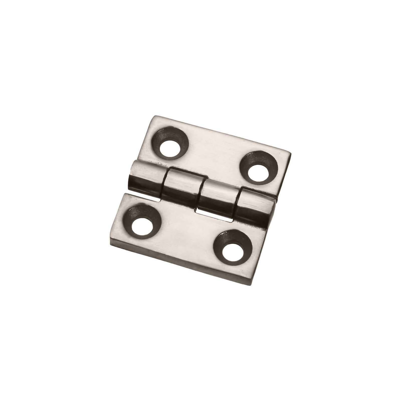 V2A Edelstahl Scharnier Metallscharnier rostfrei Türscharnier Möbelscharnier 40x40mm