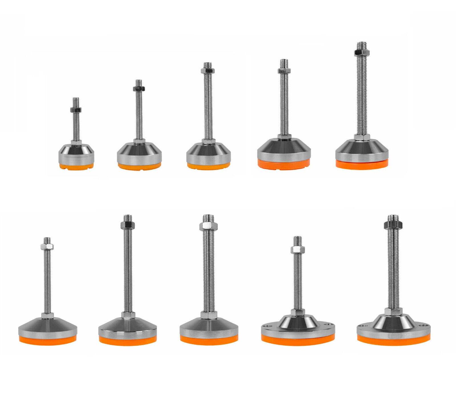 Maschinenfuß Maschinenfüße Maschine belastbar höhenverstellbar Geräte Stell Fuß Ø100x140mm / M12