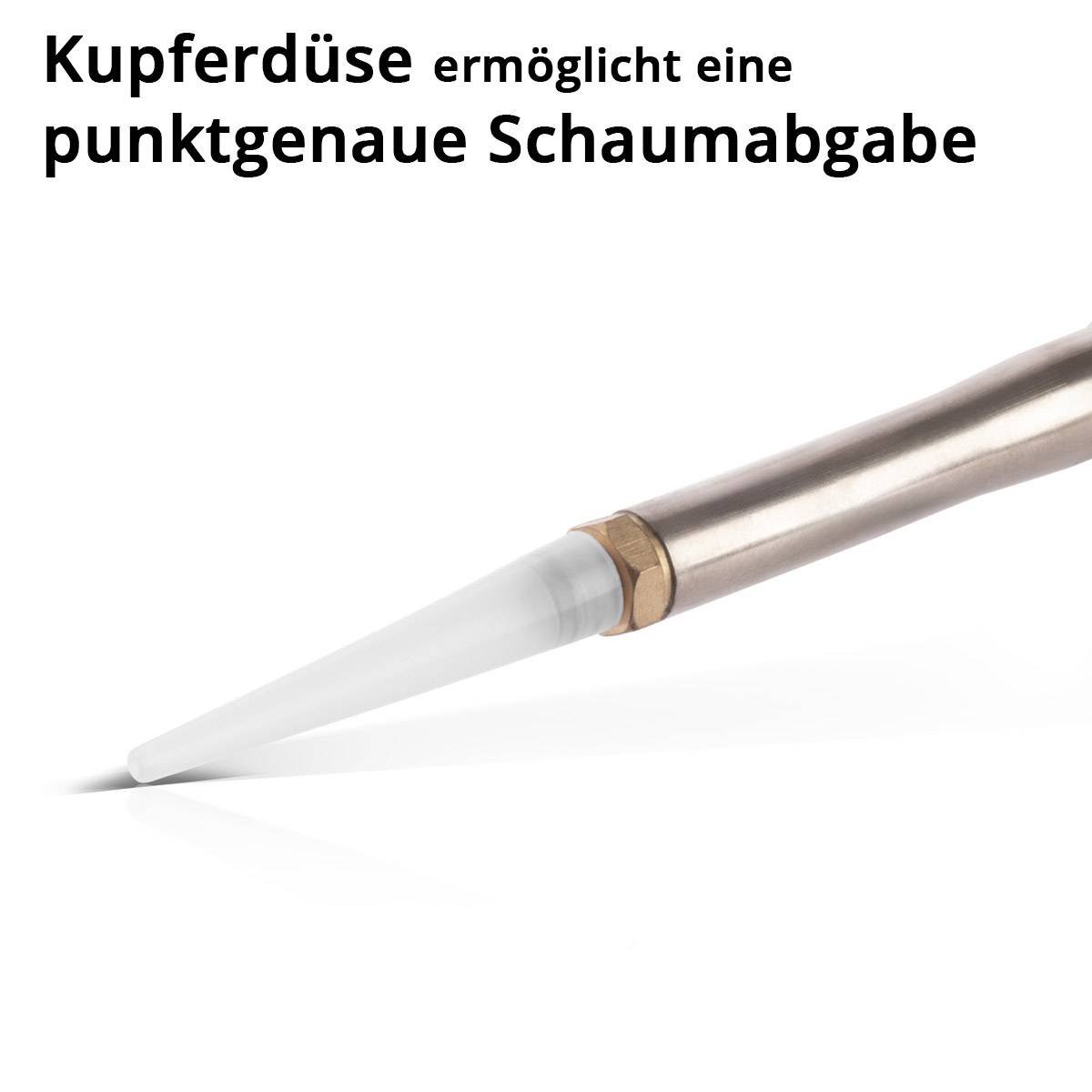 STAHLWERK Schaumpistole für PU Schaum | Bauschaumpistole aus Aluminium