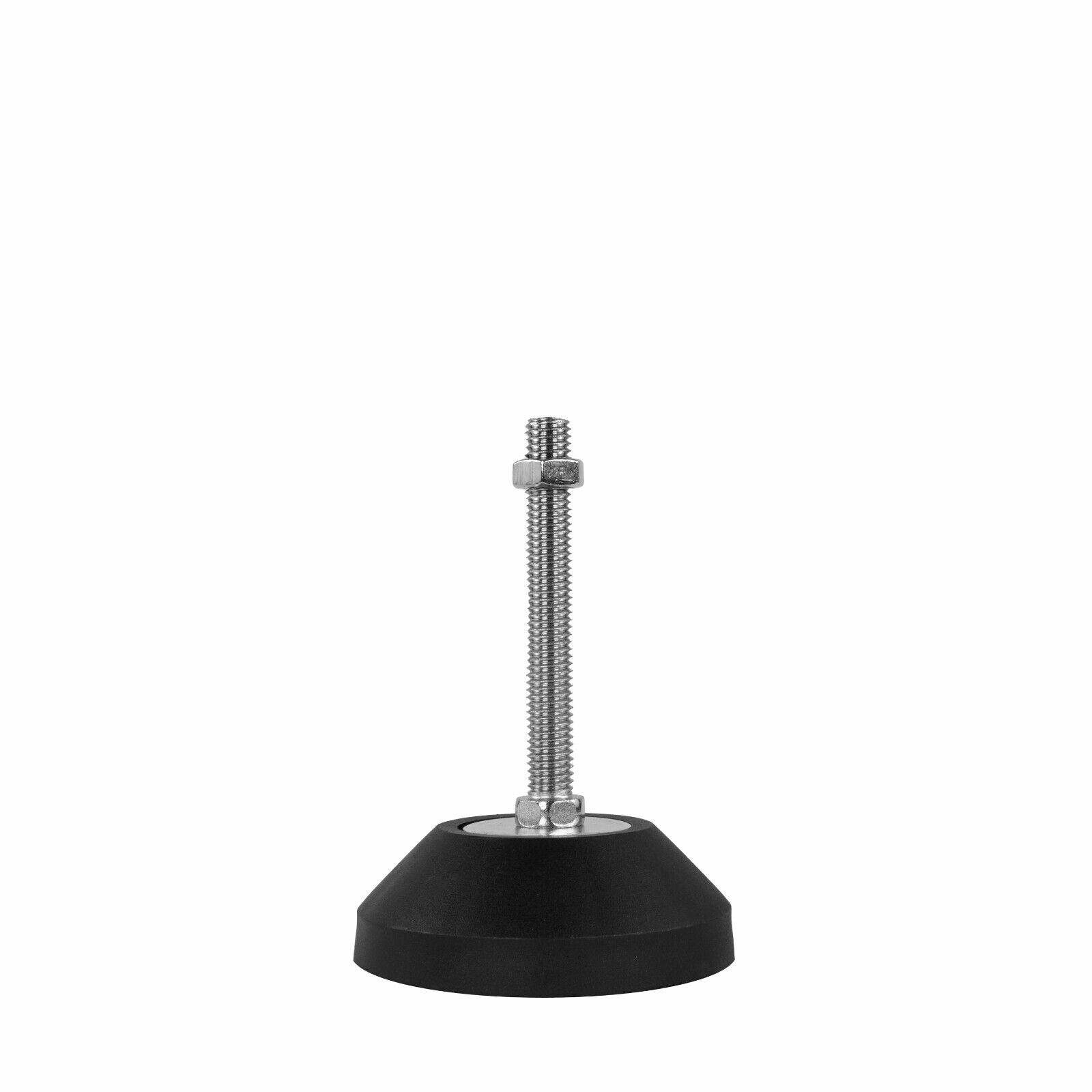 Maschinenfuß schuh Maschine Geräte Stell Fuß Füße Schuh neigbar höhenverstellbar Fest - Ø80x115mm / M10