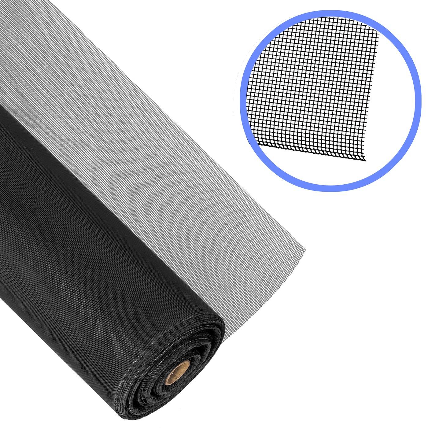 Fliegennetz Edelstahl schwarz Meterware Fliegengitter Insektenschutz Gitter 1,2m