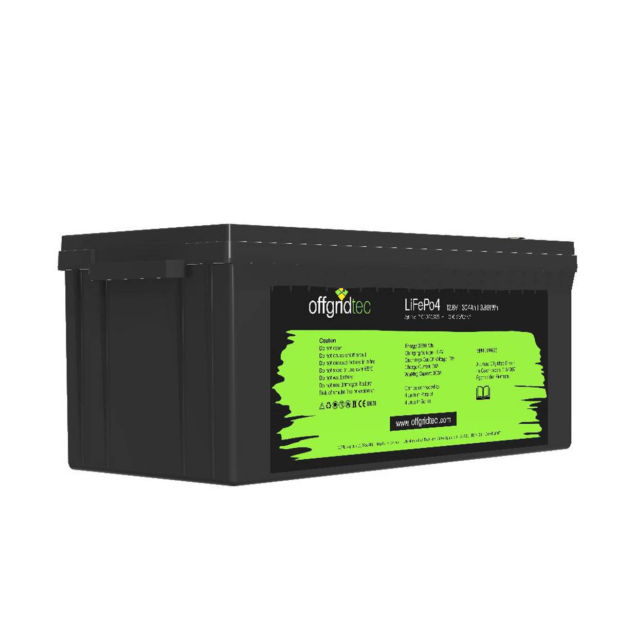 Offgridtec LiFePo4 Akku 12/300 12,8V 304Ah BMS integriert 3891Wh