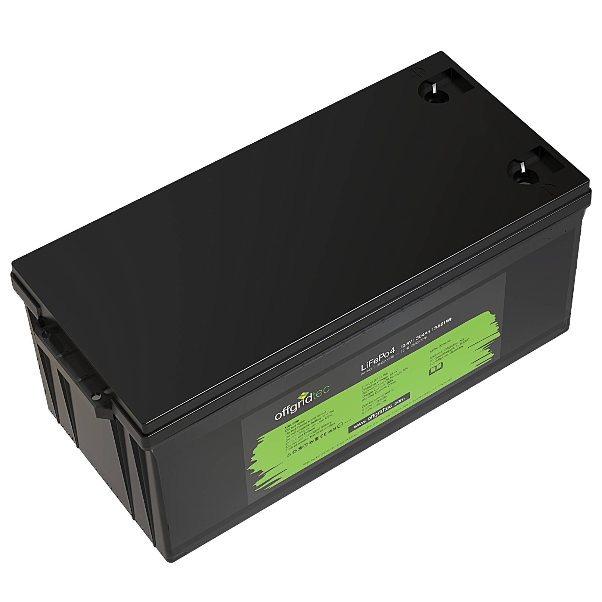 Offgridtec LiFePo4 Akku 12/300 12,8V 304Ah BMS integriert 3891Wh