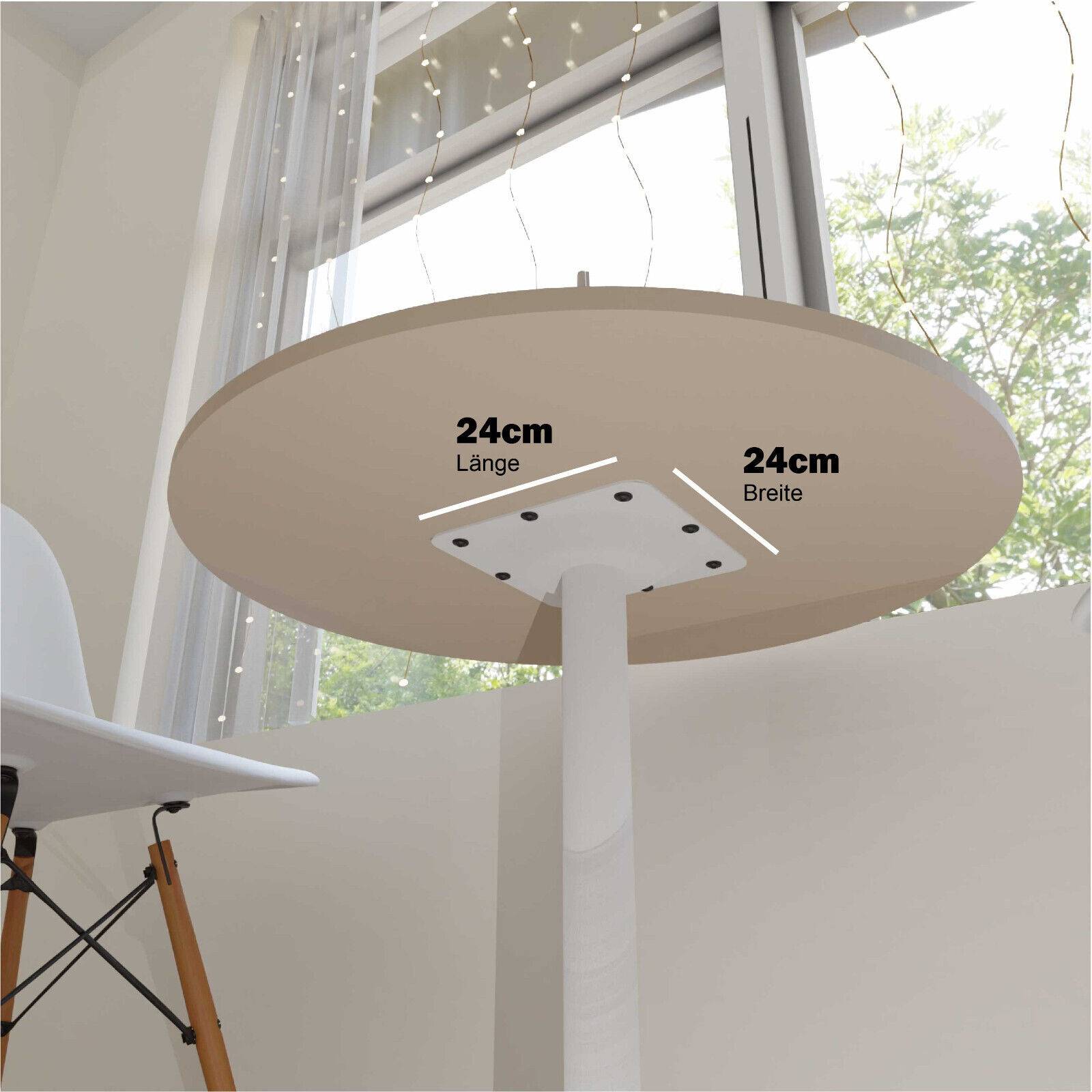 Tischgestell Modell „München“ Weiss in Single, Doppelt oder Stehtisch Variante zur Auswahl Single