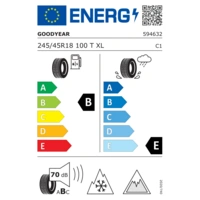 Goodyear UltraGrip Ice 3 ( 245/45 R18 100T XL, Nordic compound, SCT ) Goodyear UltraGrip Ice 3 ( 245/45 R18 100T XL, Nordic compound, SCT )