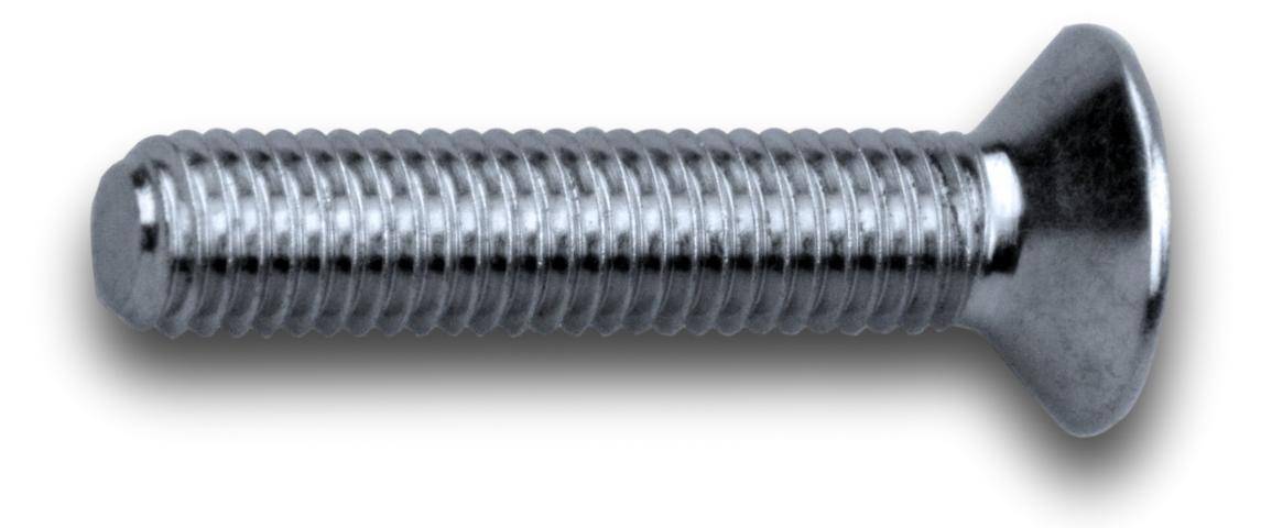 25 Stück Senkschrauben DIN 7991 ISO 10642 galv. verzinkt 8.8 Maschinenschraube M4x30mm