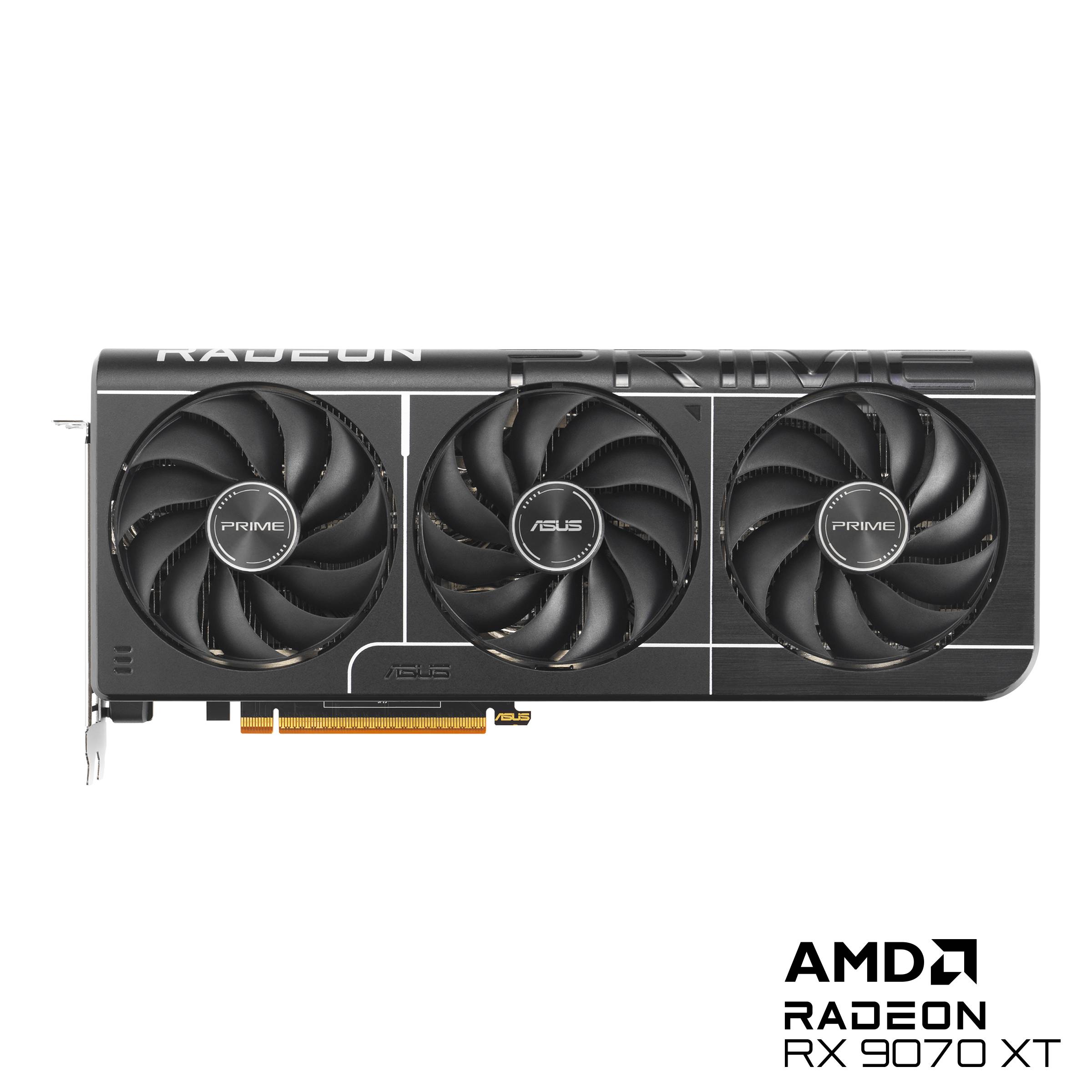 ASUS Prime Radeon Rx 9070 Xt oc Edition - Grafikkarte - PCI