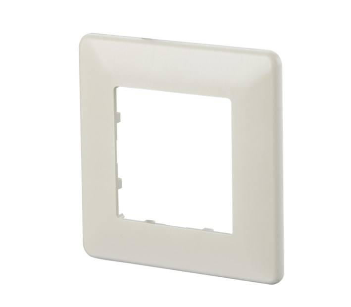 METZ CONNECT Abdeckplatte 80 x 80 mm, perlweiß, Modul