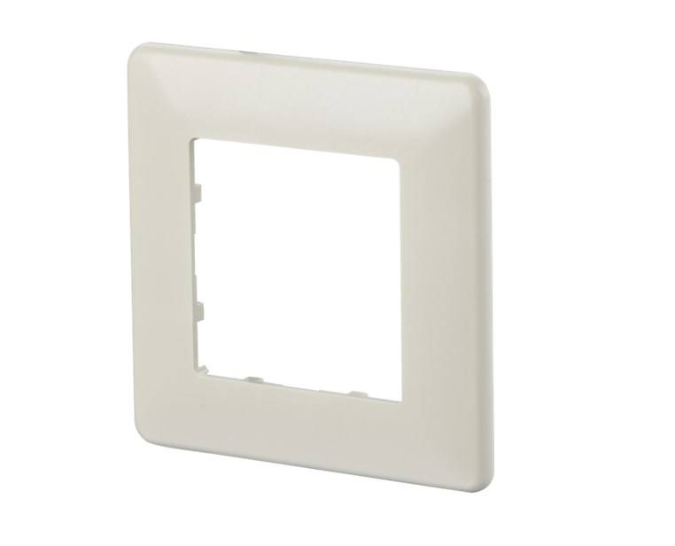 METZ CONNECT Abdeckplatte 80 x 80 mm, reinweiß, Modul