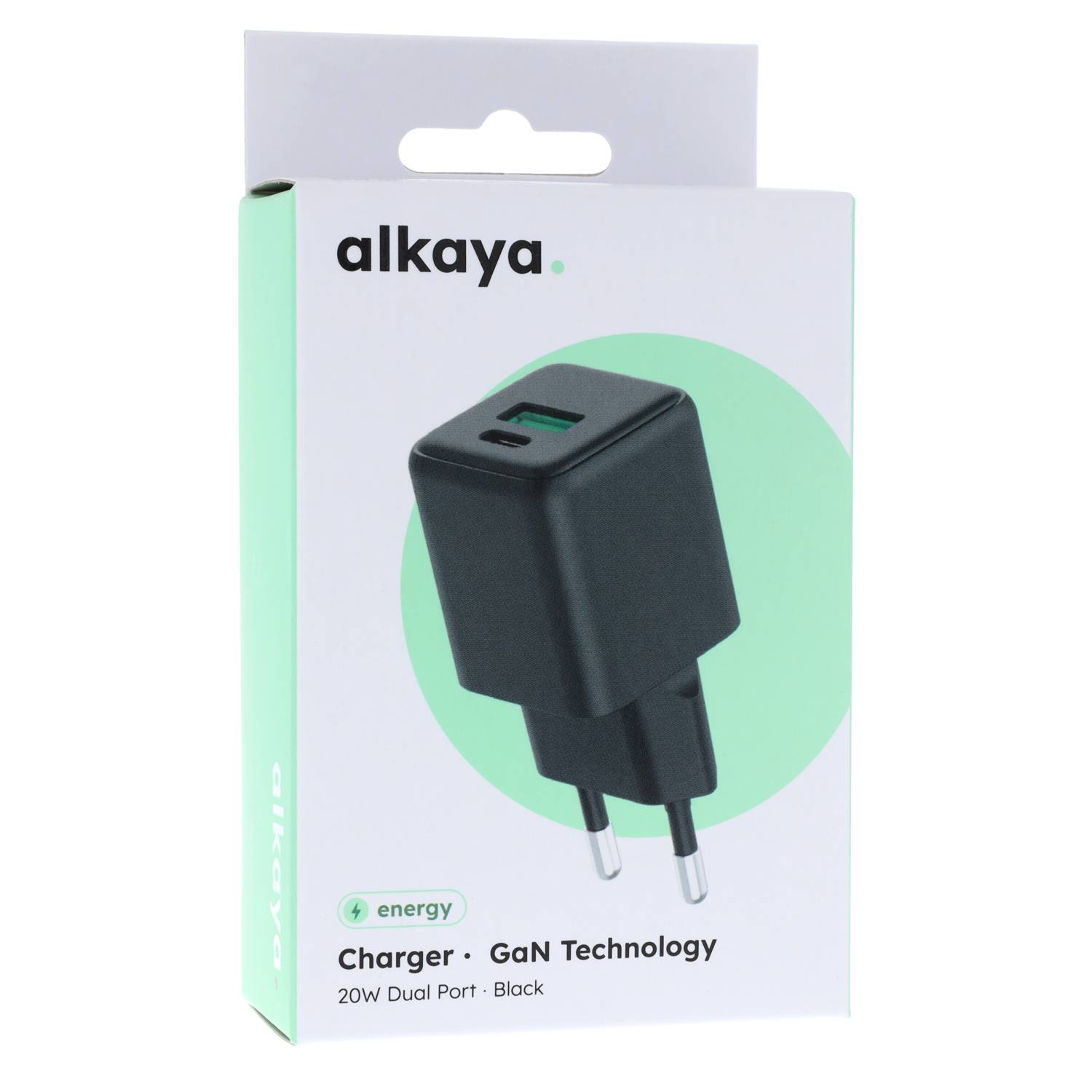 alkaya NEXUS-Laderät mit GaN-Technologie 20W schwarz