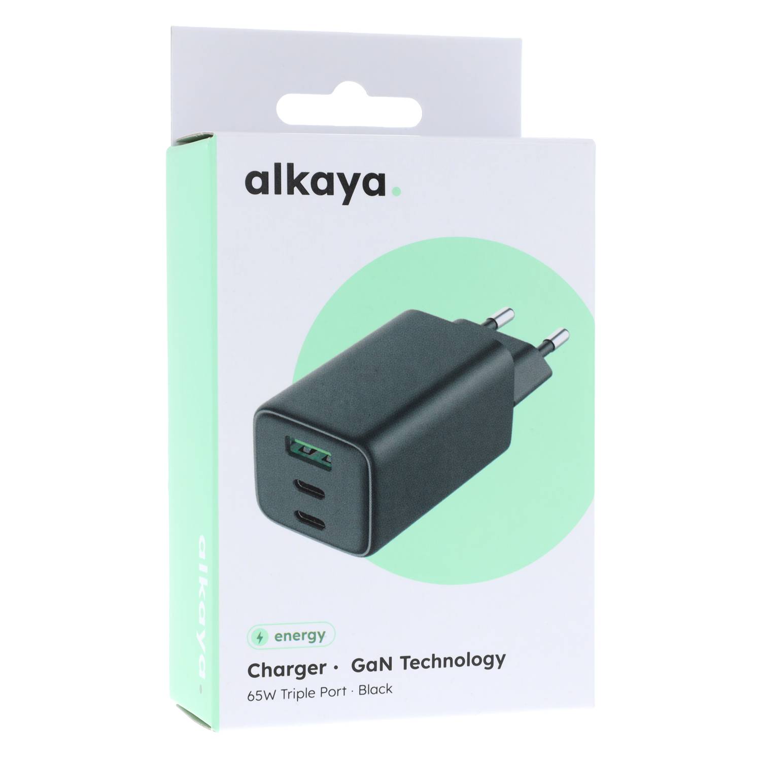 alkaya NEXUS-Laderät mit GaN-Technologie 65W schwarz