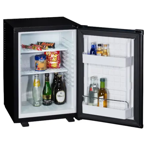 PKM Hotel Mate MC40E Semi-Konduktor-Kühlschrank 34 L geräuschlos leise schwarz PKM Hotel Mate MC40E Semi-Konduktor-Kühlschrank 34 L geräuschlos leise schwarz