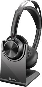 HP Poly Voyager Focus 2 UC BT USB-C/A Stereo mit Ladestation