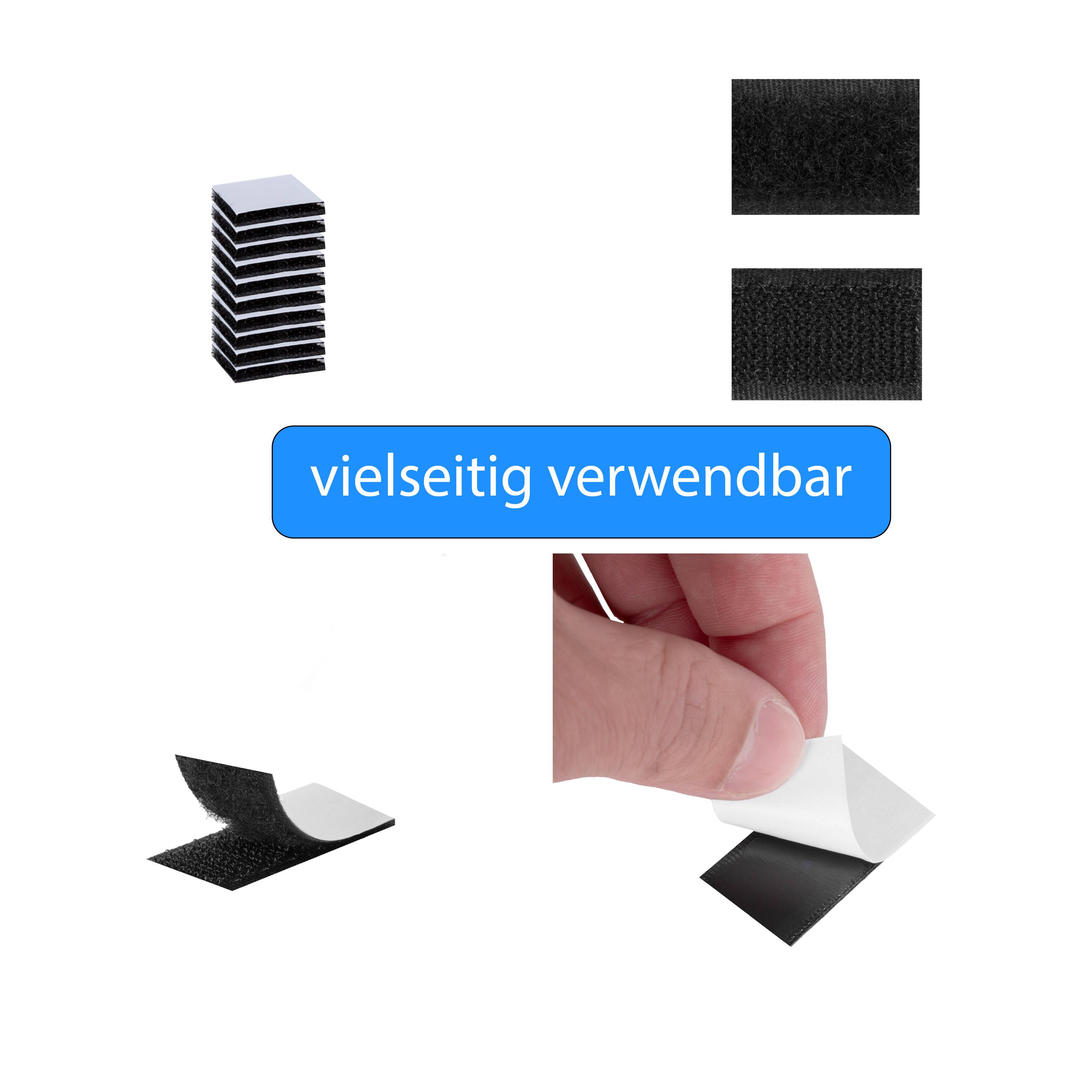 Klettverschluss Klettband selbstklebend Fliegennetz Fliegengitter Moskitonetz 10 Stück 2x3cm