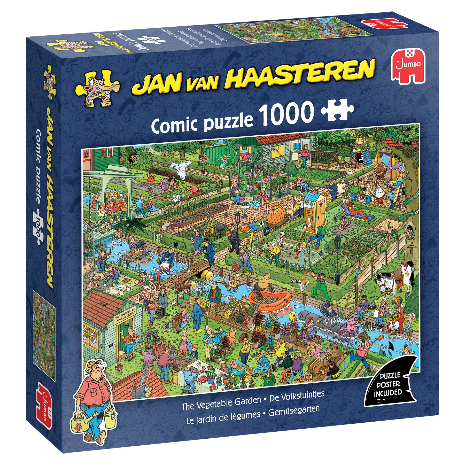 Jan van Haasteren, Gemüsegarten, 1000 Teile Puzzle