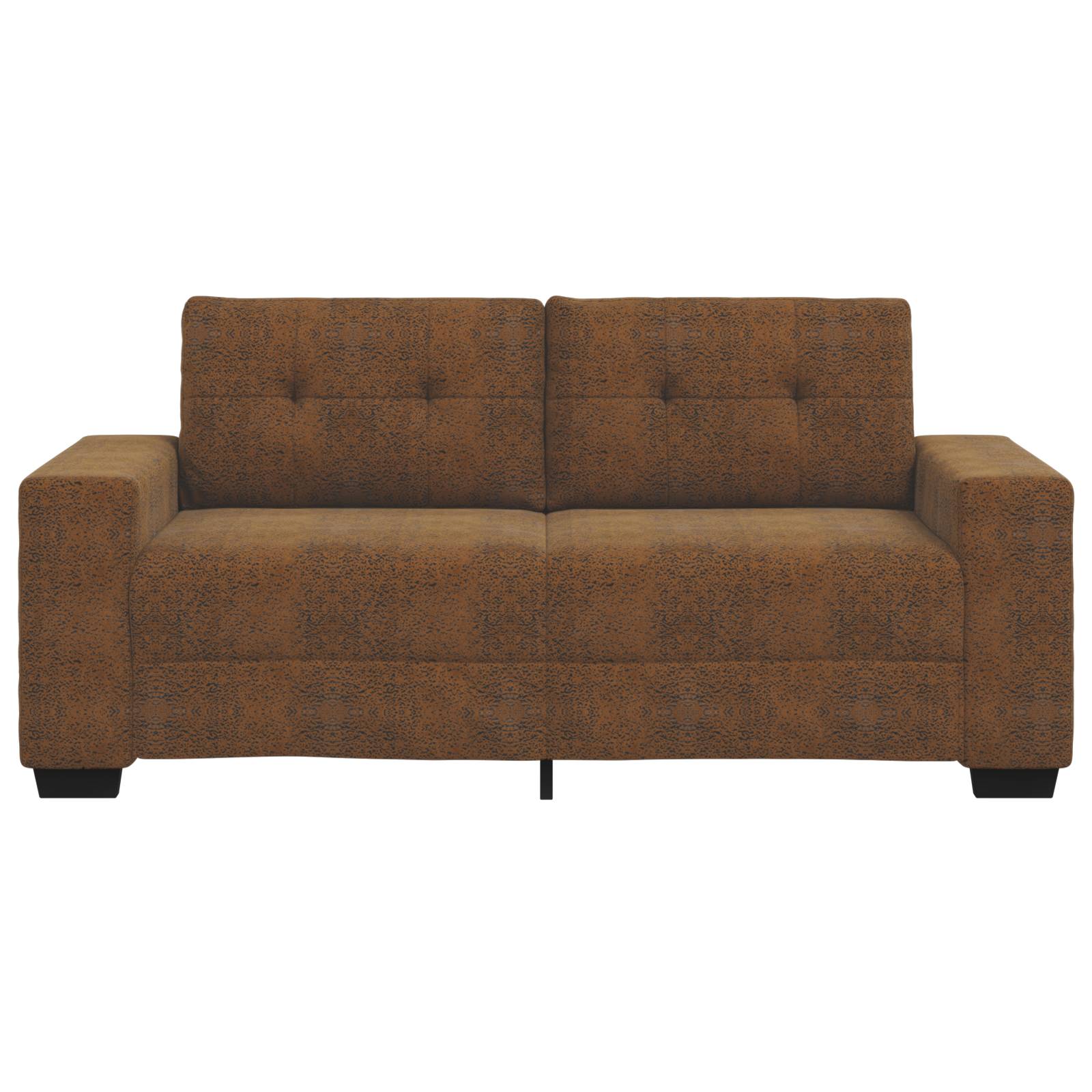 vidaXL Sofa 2-Sitzer Braun 140 cm Kunstleder