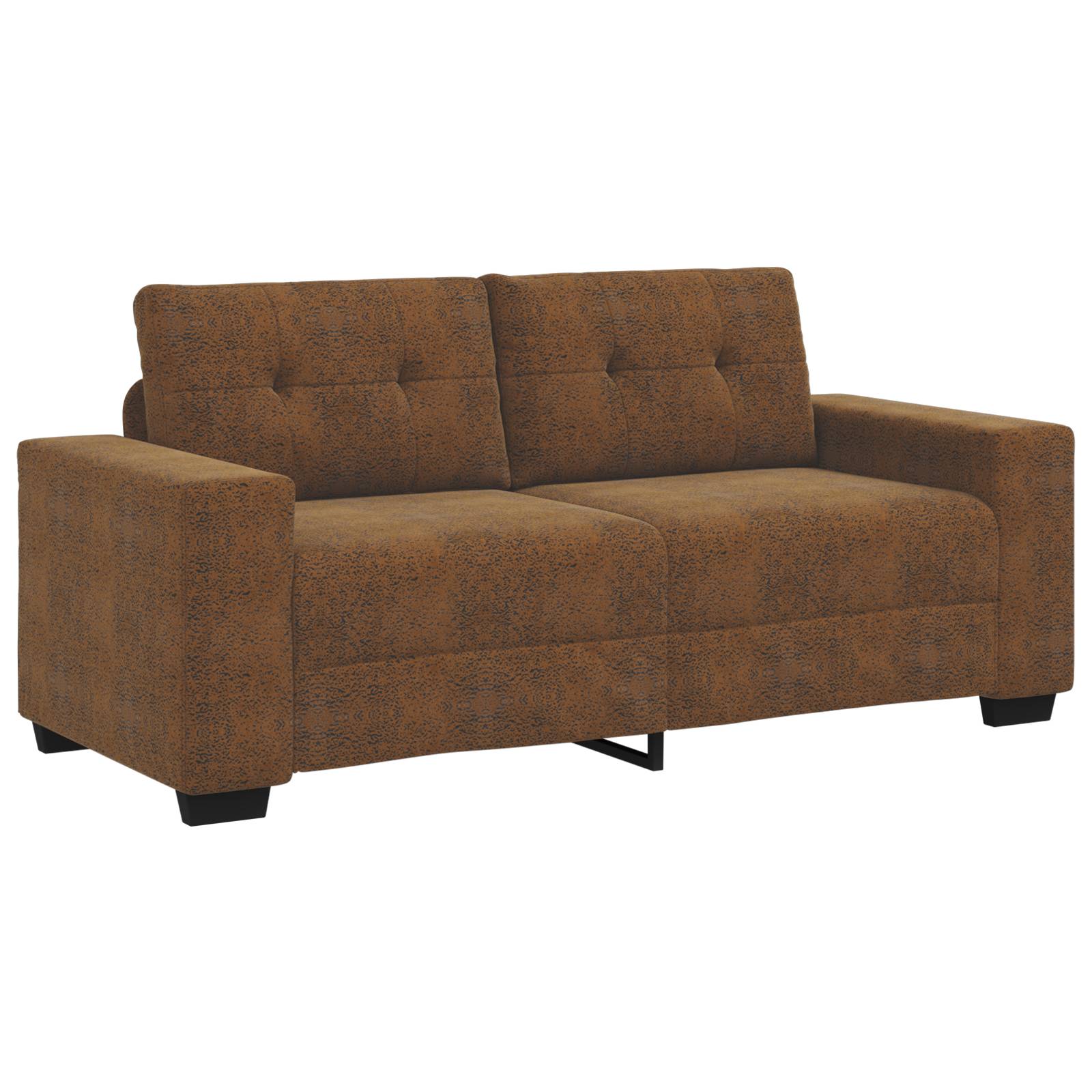 vidaXL Sofa 2-Sitzer Braun 140 cm Kunstleder