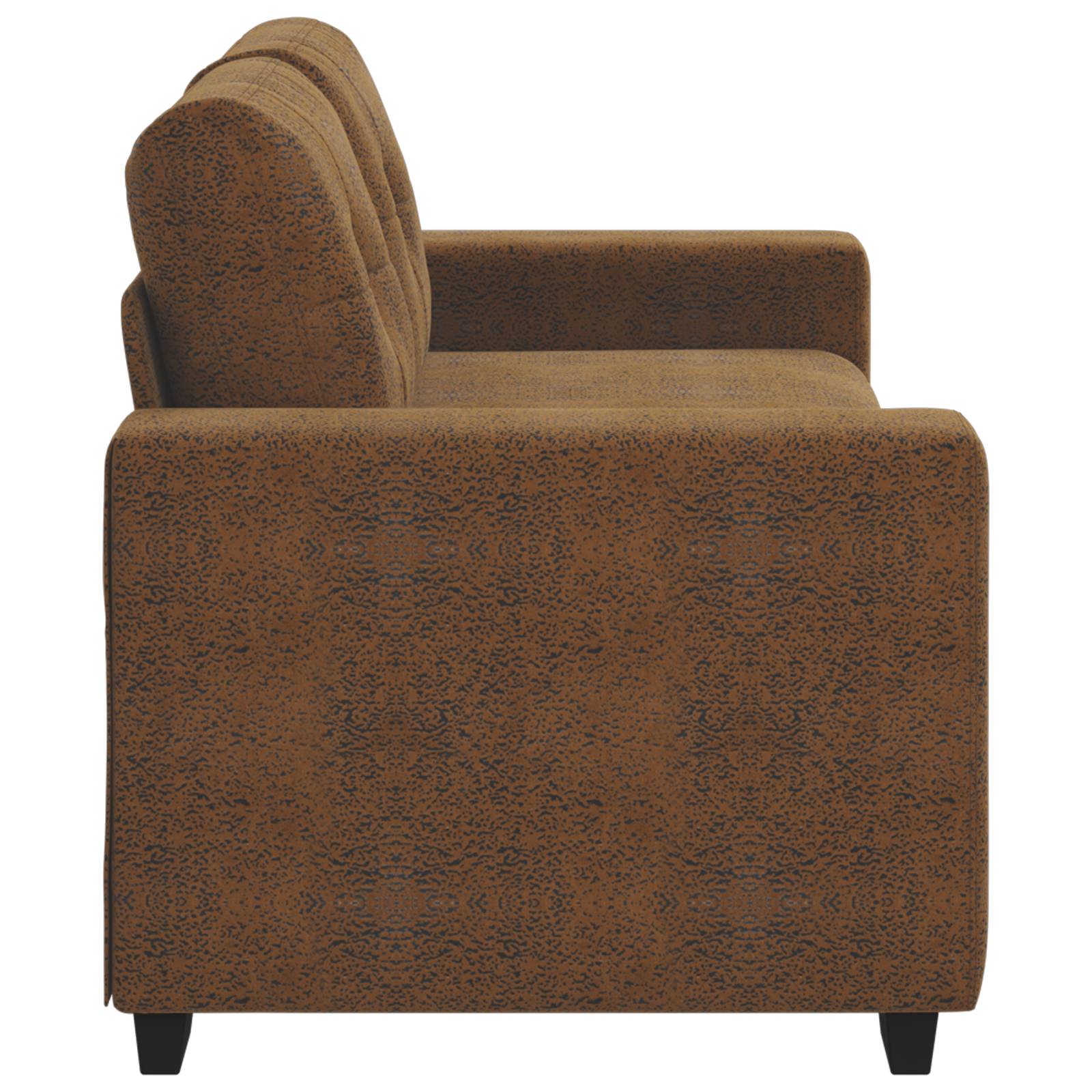 vidaXL Sofa 2-Sitzer Braun 140 cm Kunstleder