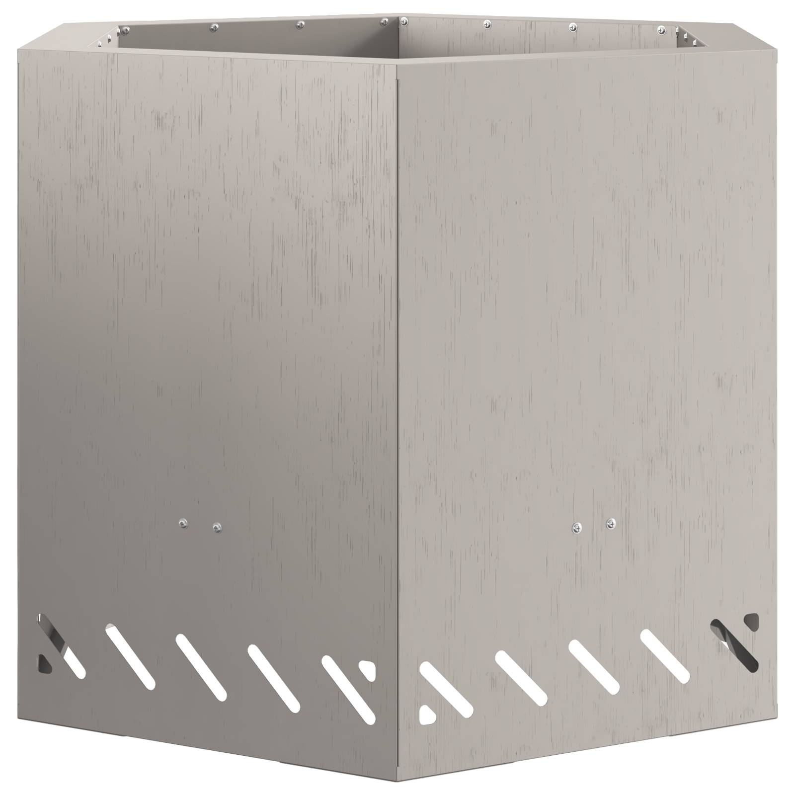vidaXL Feuerstelle Rauchfrei Sechseckig 58x58x51 cm Cortenstahl