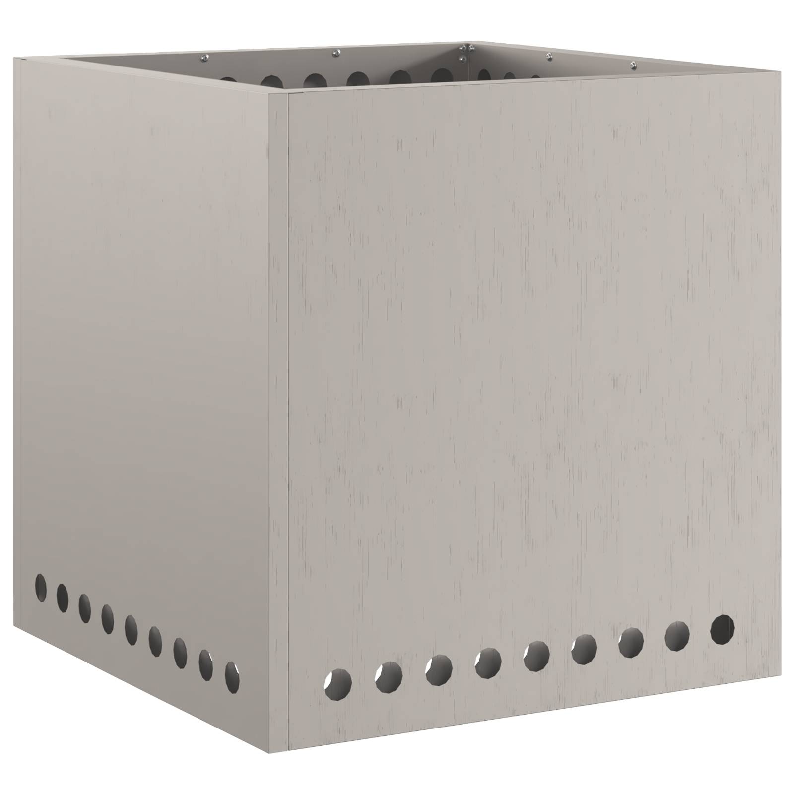 vidaXL Feuerstelle Rauchfrei Quadratisch 48x48x50 cm Cortenstahl