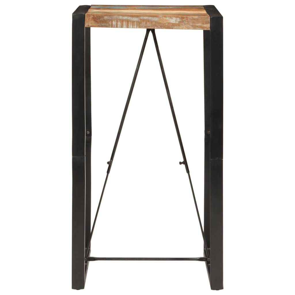 vidaXL Bartisch 60x55x110 cm Altholz Massiv