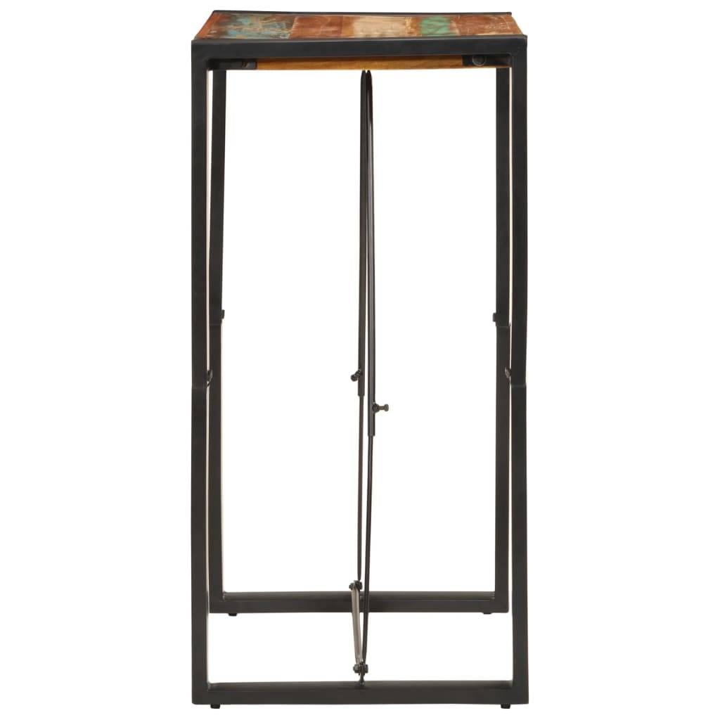 vidaXL Bartisch 60x55x110 cm Altholz Massiv