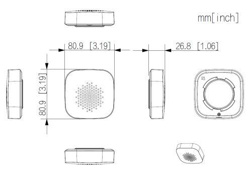 Dahua - ARA12-W2(868) - Alarm - Sirene Innen, - Sirene Innenbereich 868MHz