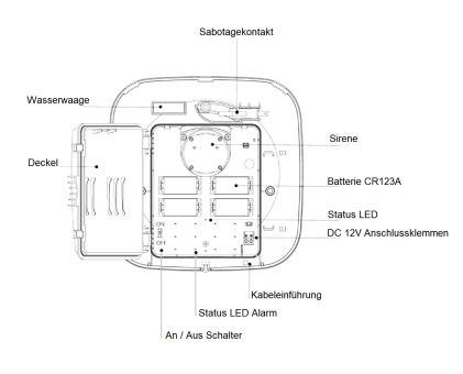 Dahua - ARA13-W2(868) - Alarm - Sirene Außen Rotlicht, - Sirene Außenbereich Rotlicht 868MHz