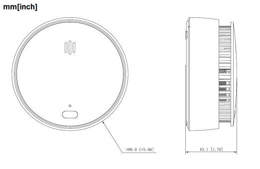 Dahua - HY-SA21A-W2(868) - Alarm - Rauchmelder, - Rauchmelder 868MHz