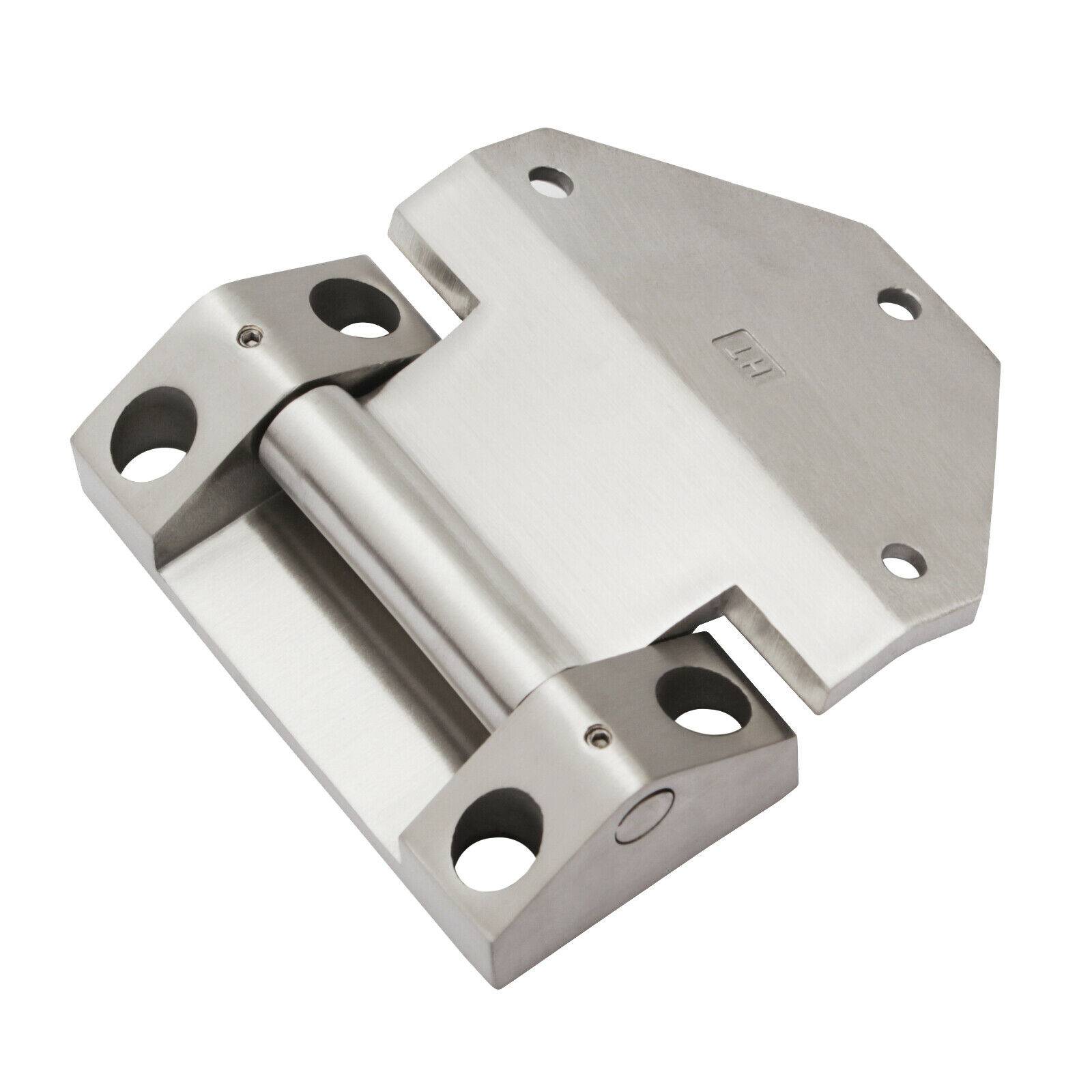 2x Edelstahl Scharnier Schwerlastscharnier 500kg Belastung Tür Türe V4A Türband