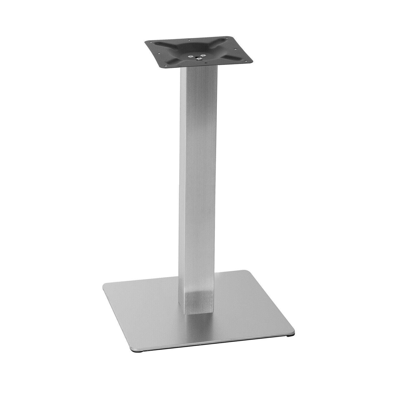 Edelstahl Tischgestell 71cm Modell "Q" Tisch Untergestell Tischbeine Esstisch