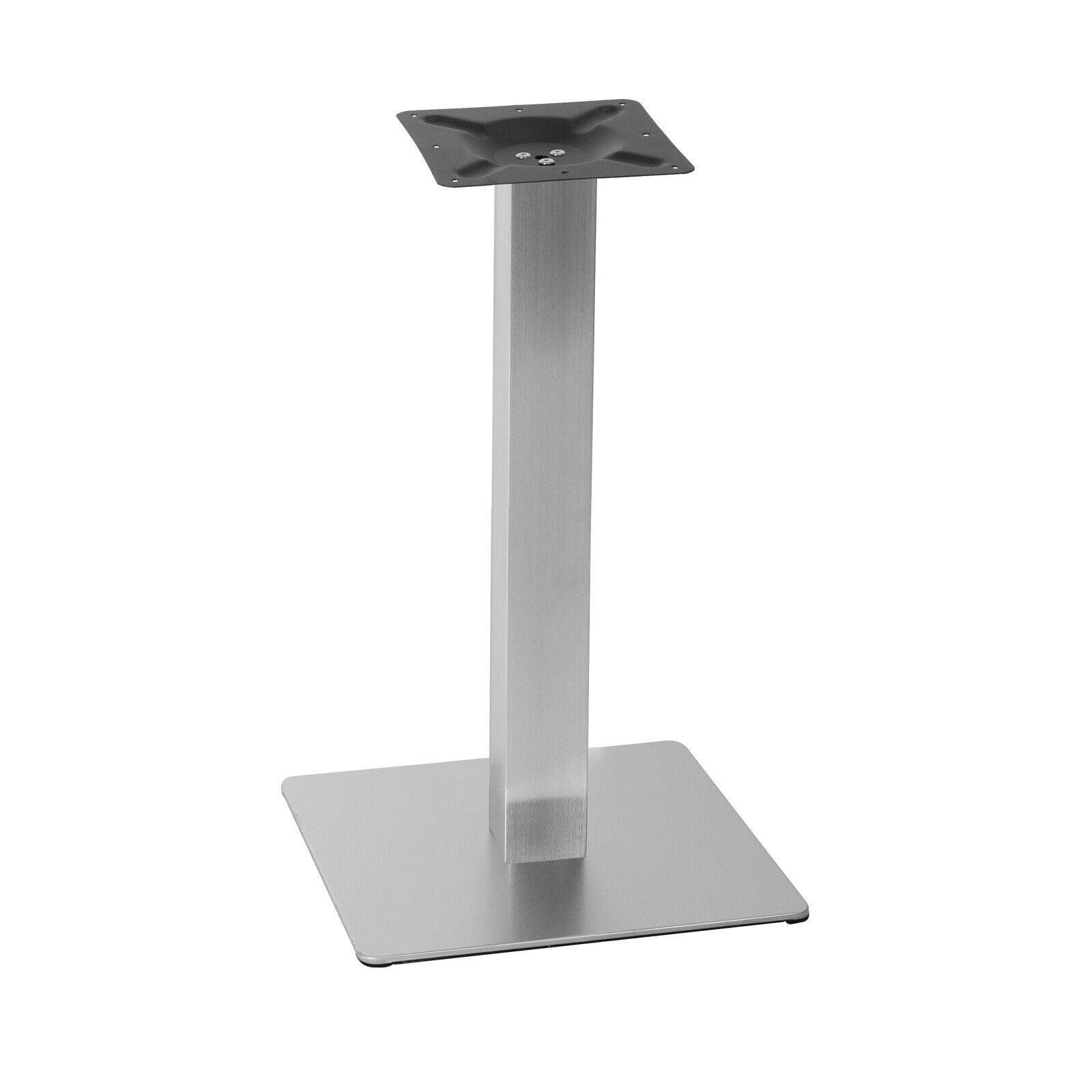 Edelstahl Tischgestell 71cm Modell "Q" Tisch Untergestell Tischbeine Esstisch