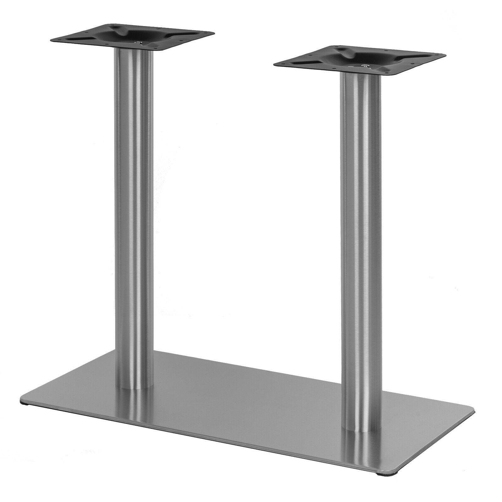 Edelstahl Tischgestell Modell „80x40cm“ Untergestell Tischfuß Bistro Gastro